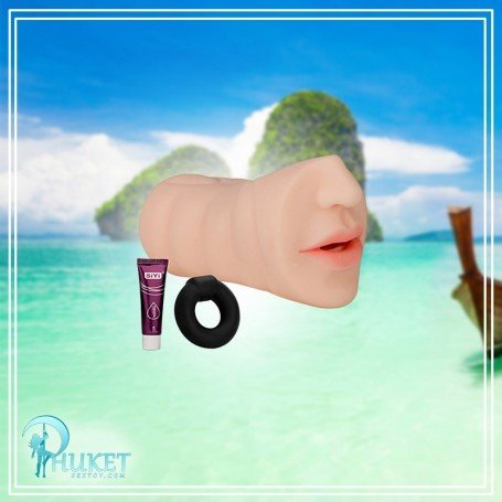 ORAL SILICONE PORTABLE MALE MASTURBATOR MMT-022