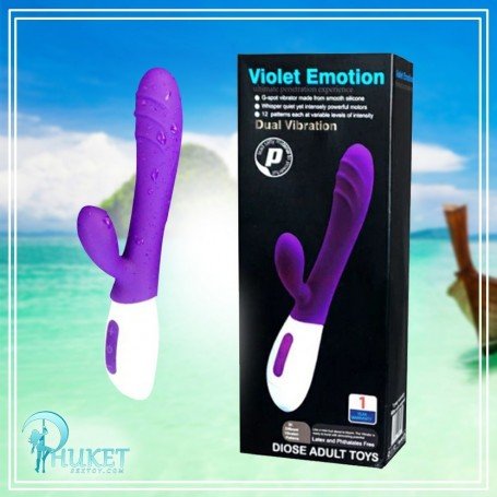 VIOLET EMOTION RABBIT VIBRATOR RV-033