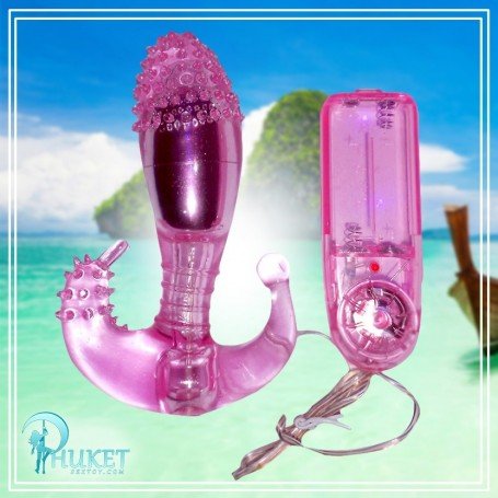 TRIPLE STIMULATTON SUPER STRONG SOFT RABBIT VIBRATOR RV-016