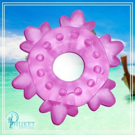Heavy Cock Ring-Ice Flower CR-006