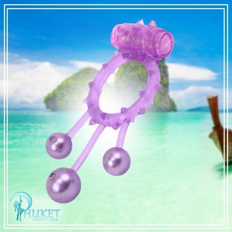 Vibrating Ball Banger Cock Ring Vibrator CR-007