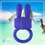 Kingfansion Mini Vibrating Rabbit Cock Ring (Blue) CR-017