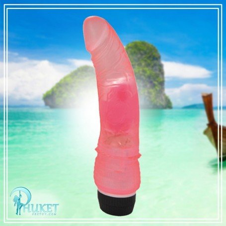 Ultra Slim Flexidick with vibrating Jelly RSV-035