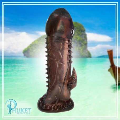 Ultra Flexible soft cock sleeve penis extender PES-017