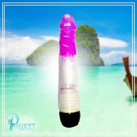 Long Tough Jelly Realistic Vibrator RSV-024