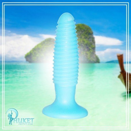 Ribbed Fat Anal Dildo AD-010