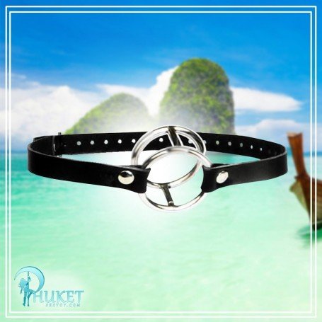 Double Metal Ring Gag for Him & Her BDSM-003