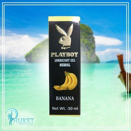 Playboy Lubricant Water Based Gel - Banana Flavoured CGS-031
