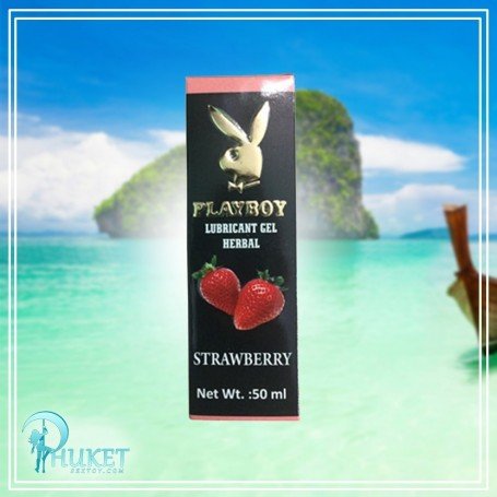 Playboy Lubricant Water Based Gel - Strawberry Flavoured CGS-034